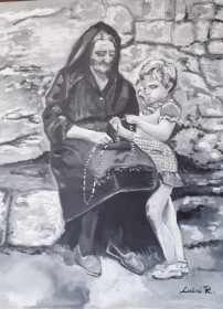 Jedna priča 2. ulje na platnu 40x50cm