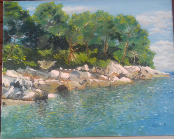 hridi ulje na platnu 40x50cm