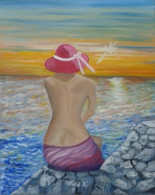nostalgija ulje na platnu40x50