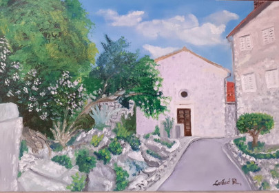 rab ulje na platnu 25x30cm