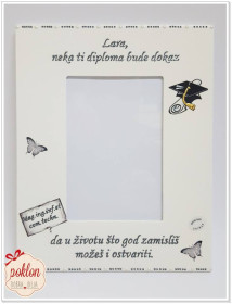 Poklon za diplomu Okvir za foto 20x25cm