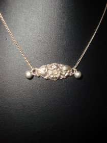 rad 29 - ogrlica od pravog srebra sa zanimljivim privjeskom ručno rađenim sve od pravog srebra 925