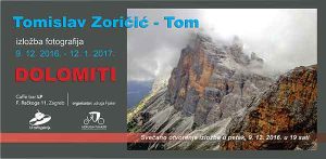 Izložba Tomislav Zoričić-Tom &bdquo;DOLOMITI&ldquo;