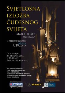 Svjetlosna izložba čudesnog svijeta Mate CROate