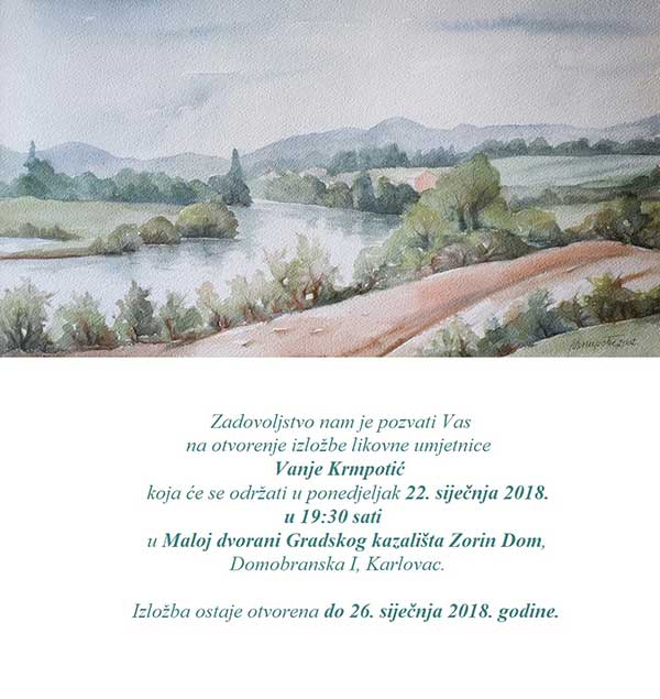 Izložba Vanje Krmpotić