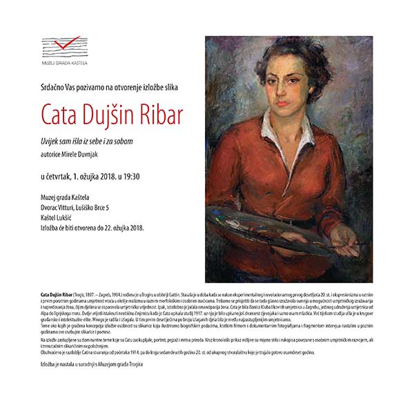 izložba slika Cate Dujšin Ribar