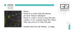 Samostalna izložba akademskog umjetnika Siniše Reberskog