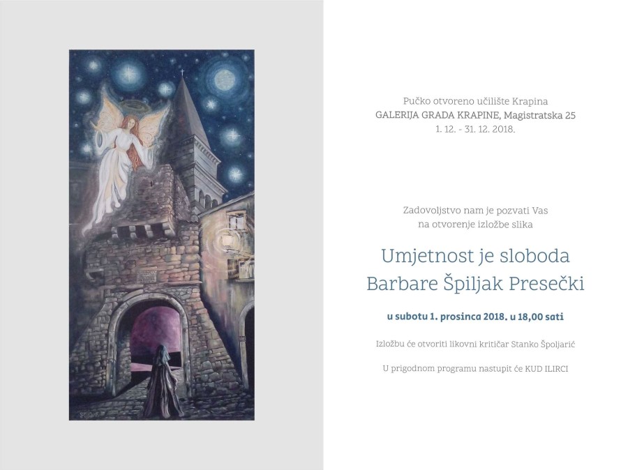 Otvorenje izložbe Barbare Špiljak Presečki