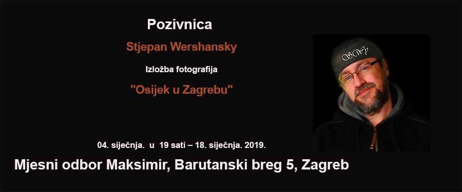 Stjepan Wershansky izložba fotografija