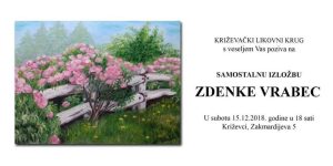Samostalna izložba Zdenke Vrabec