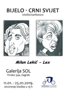 Izložba karikatura Milana Lekića - Lexa