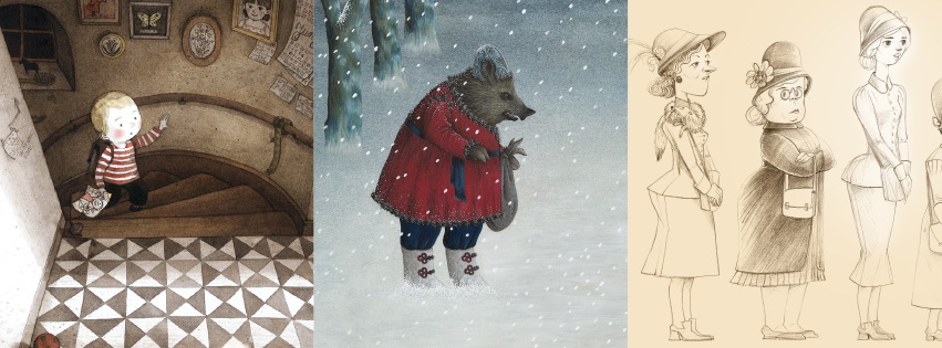 Izložba ilustracija - Maja Kastelic, Milanka Fabjančič, Hana Stupica