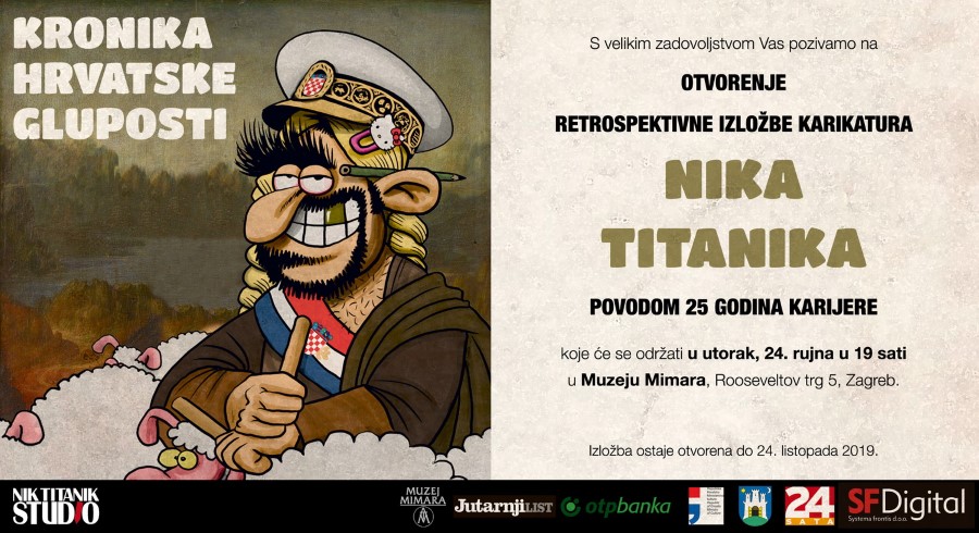 Izložba karikatura Nika Titanika