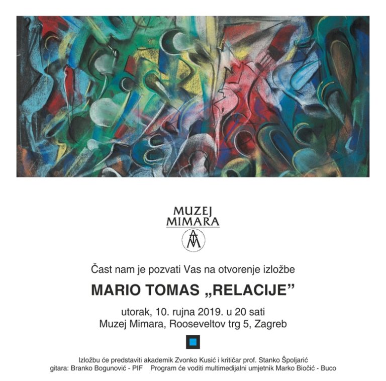 Izložba slika Maria Tomasa „Relacije“