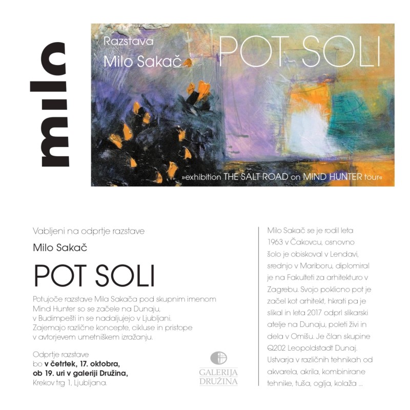 Milo Sakač - izložba slika