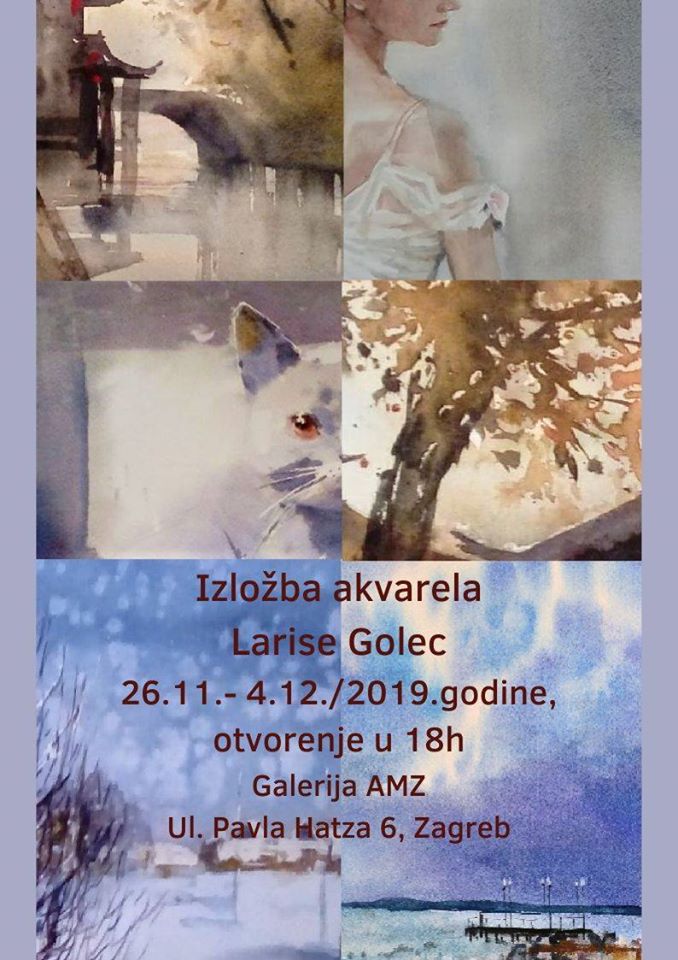 Izložba akvarela Larise Golec