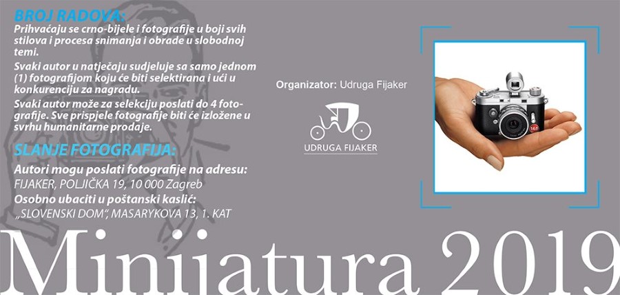 N AT J E Č A J za sudjelovanje na IX Salonu fotografije udruge FIJAKER, Zagreb