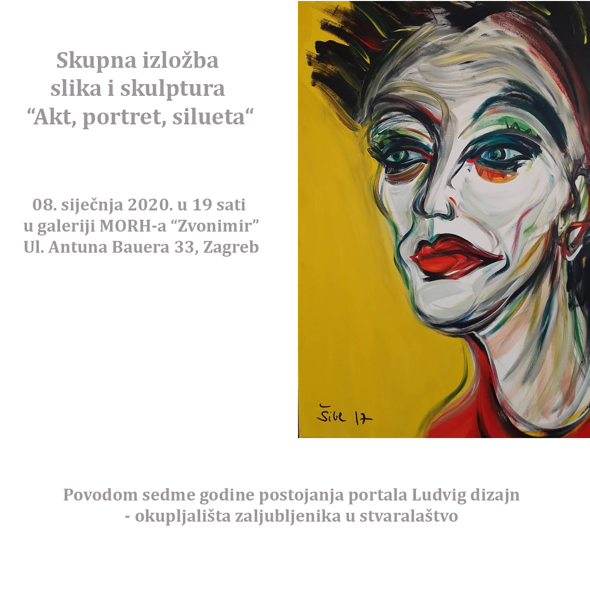 Skupna izložba slika i skulptura “Akt, portret, silueta“