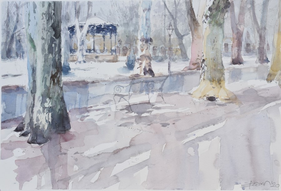 Izložba akvarela Gorana Žigolića