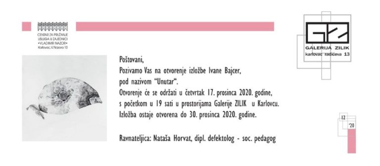 Samostalna izložba Ivane Bajcer