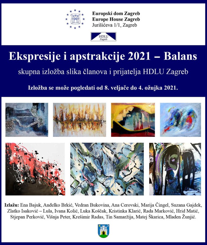 Skupna izložba u Europskom domu Zagreb: