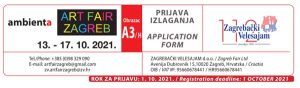 Pozivnica - Art Fair Zagreb 2021