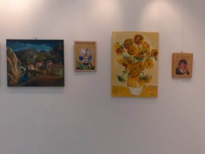 Izložba radova polaznika škole slikanja prof. Nedeljka Tintora