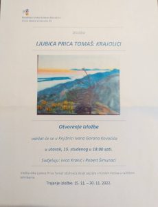 Samostalna izložba slika Ljubice Price Tomaš