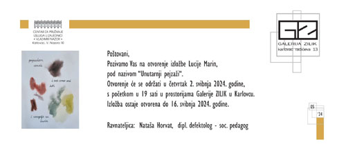 Lucija Marin pozivnica