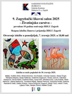 pozivnica 9. zagrebacki likovni salon 2025