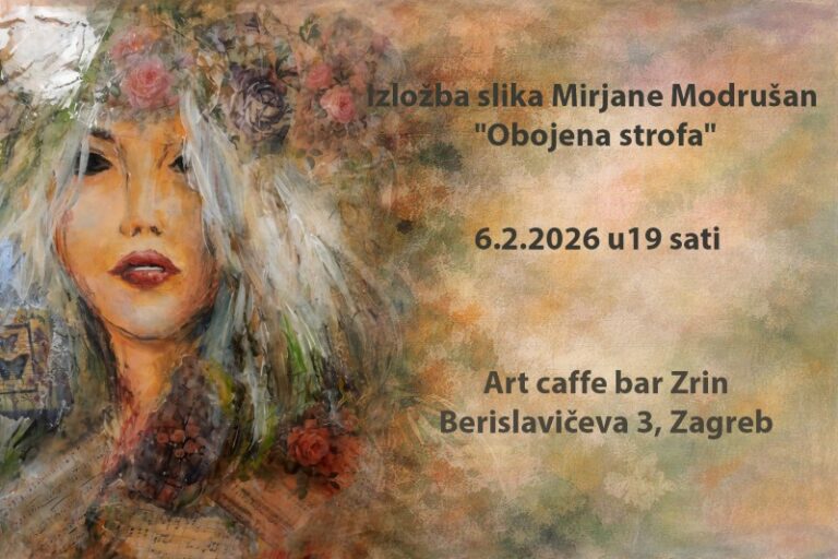 Izložba slika Mirjane Modrušan „Obojena strofa“